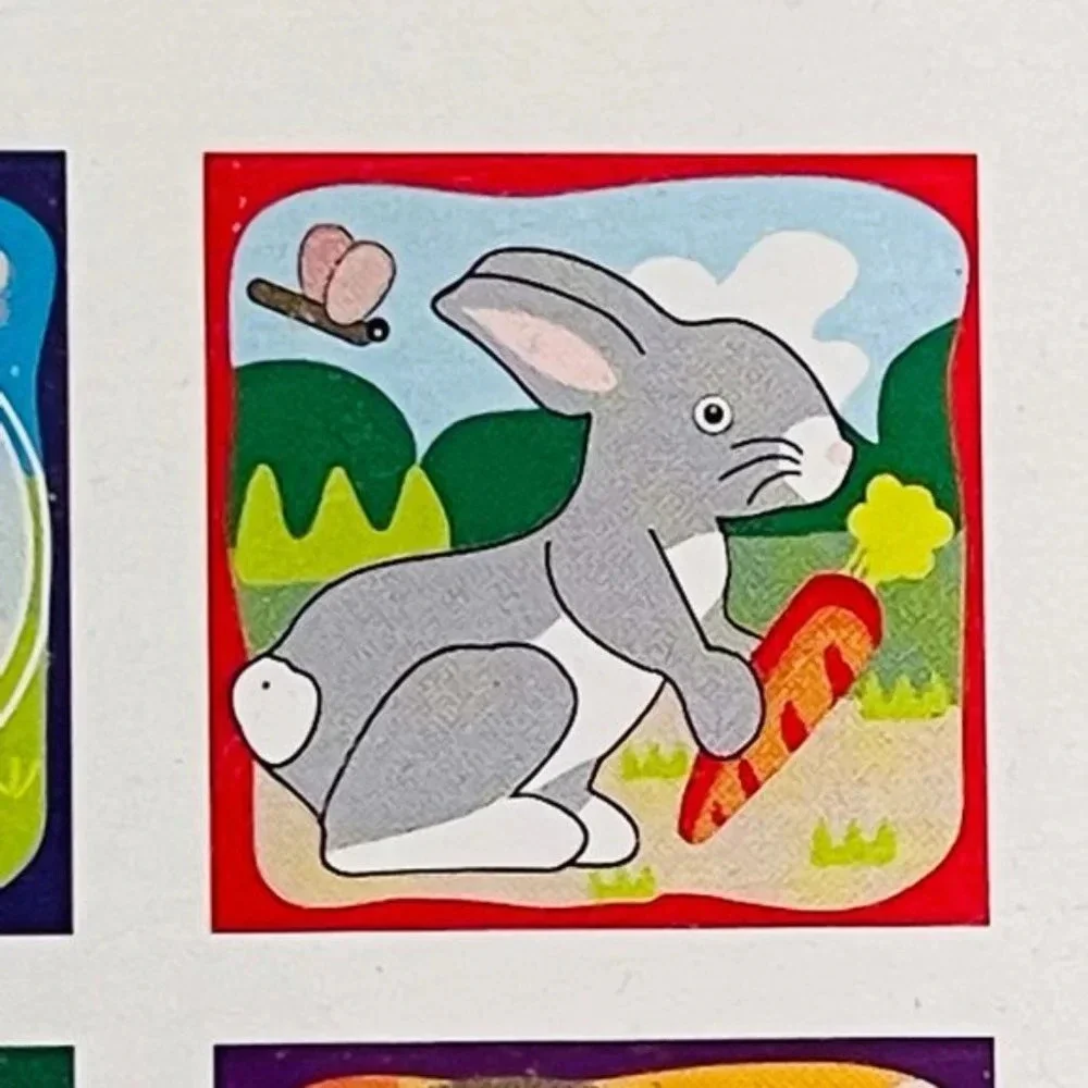 6 in 1 Cube Puzzle Puppy Dog Fish Rabbit Bird Turtle Cat Animal Kids‎ Toy Zigsaw